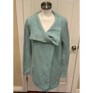 La Fee Verte Anthropologie Light Blue Wrap Cardigan W/ Pockets, Size Medium